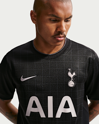 Nike Tottenham Hotspur ブラックシャツ Mサイズ Tottenham Hotspur 2025/26 Stadium Away Men's Nike Dri-FIT Football